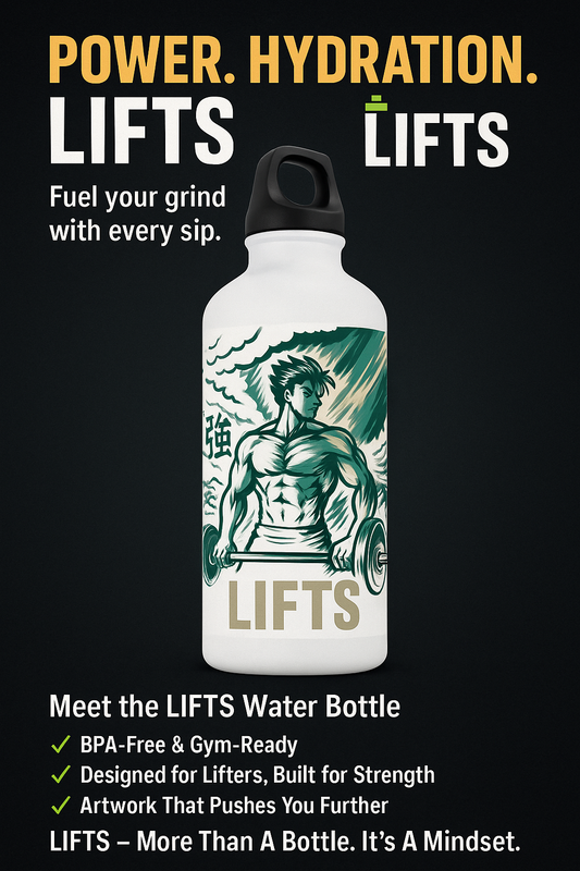 LIFTS Premium Water Bottle – Stay Hydrated, Stay Lifted!