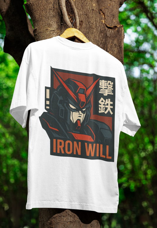 LIFTS. "IRON WILL" Oversized T-Shirt -  Classic Heavy Edition (White)